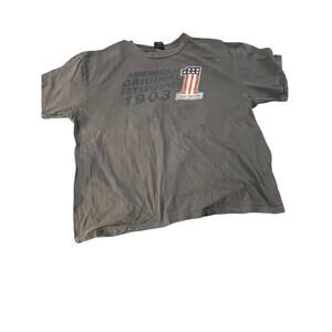 Harley-Davidson T-Shirt High Octane Billerica MA Willie G Skull Gray Men's XL